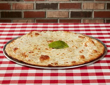 White with Garlic Pizza